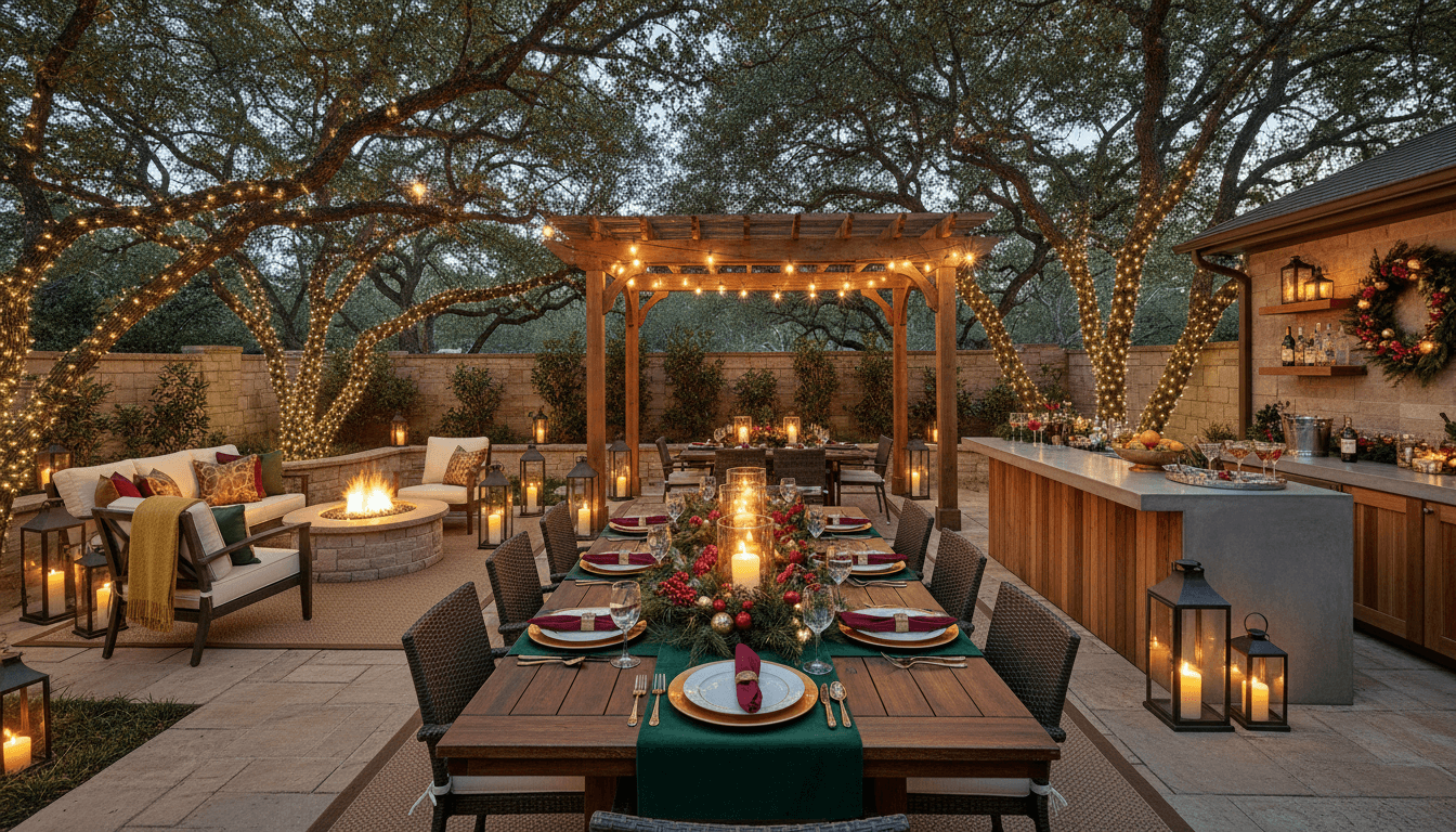 Full estate patio styling